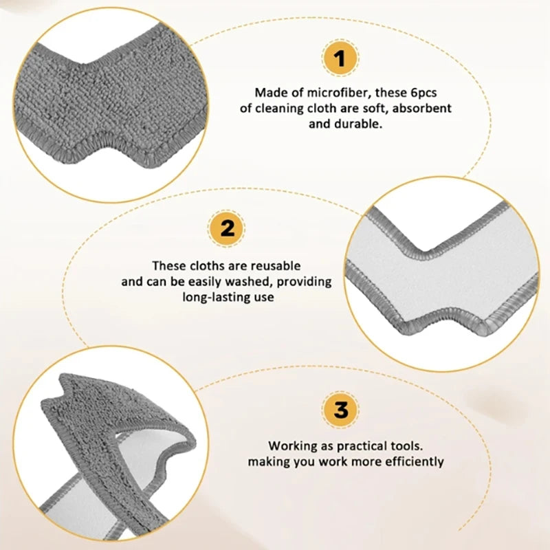 ClearBot™ šluosčių rinkinys (6 vnt.)